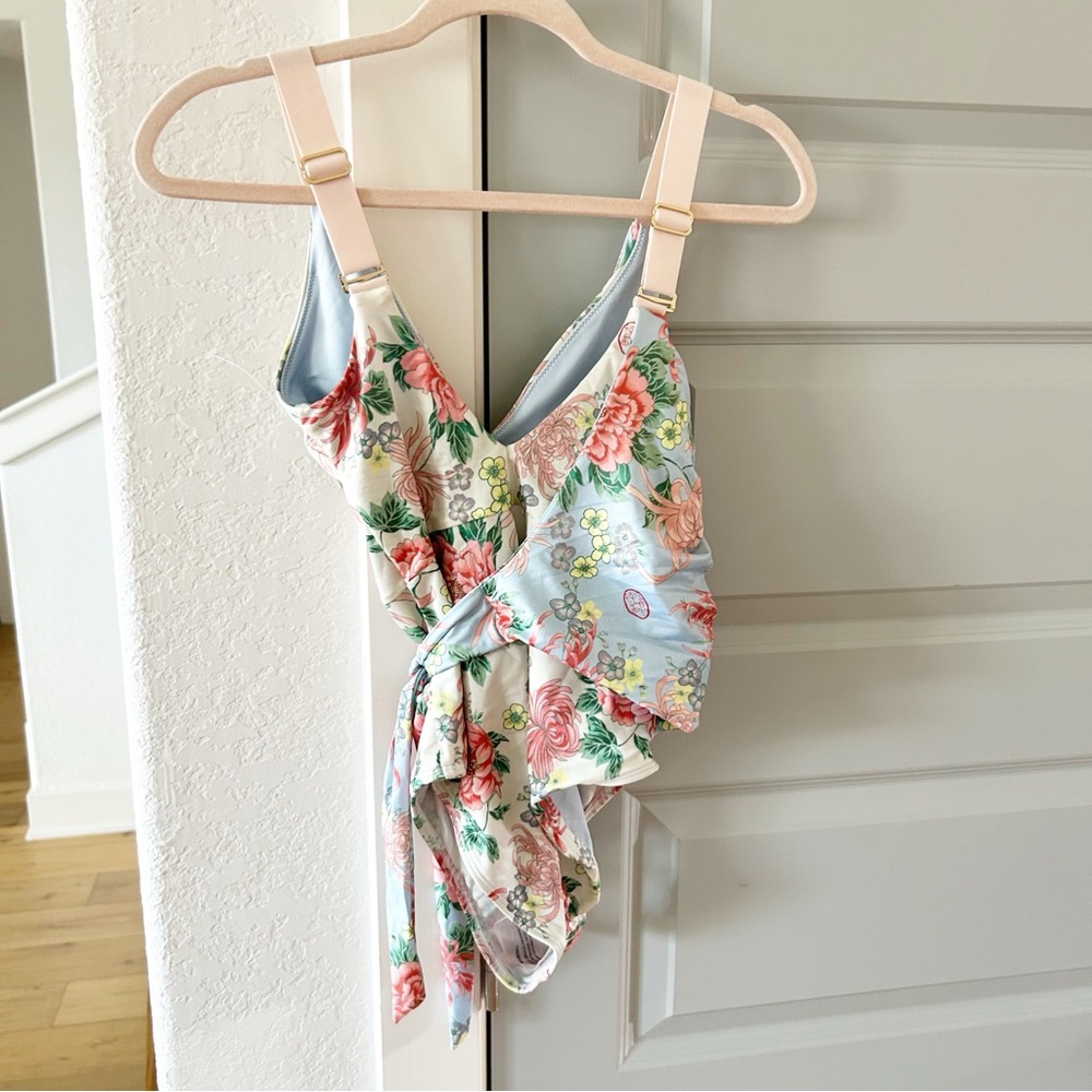 NWT We Are HAH Wrap It Up One Piece Floral Swimsuit Free People - Picture 5 of 7